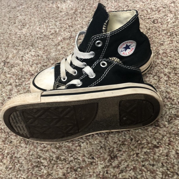 Black Hightop Converse - Picture 4 of 6